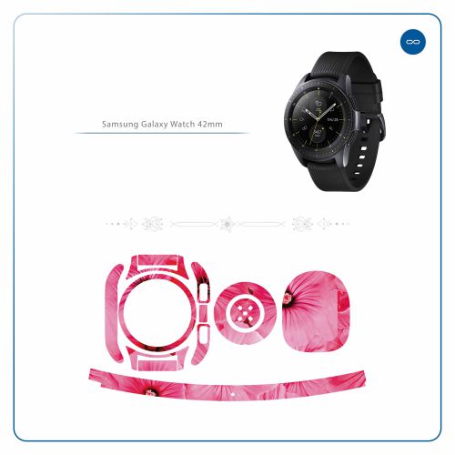 Samsung_Galaxy Watch 42mm_Pink_Flower_2